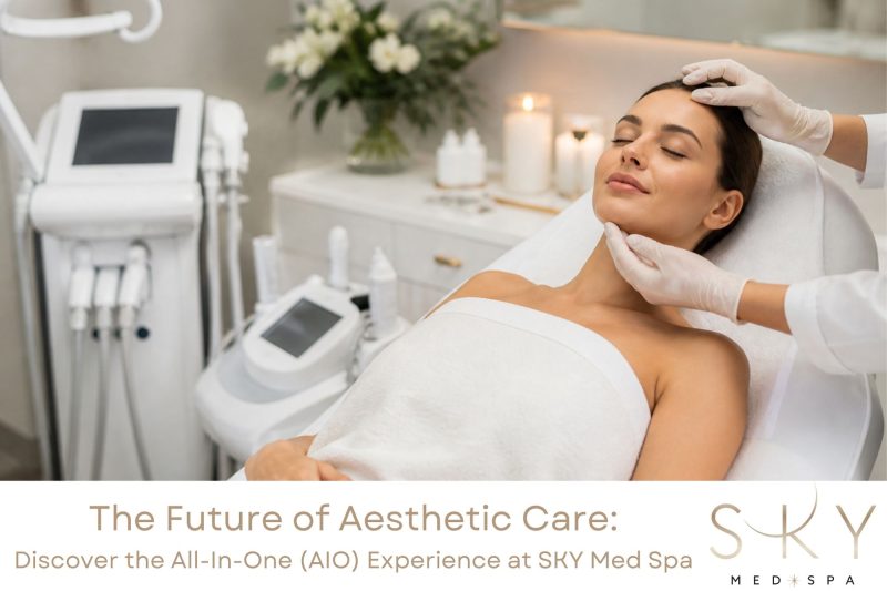The Future of Aesthetic Care Discover the All-In-One (AIO) Experience at SKY Med Spa