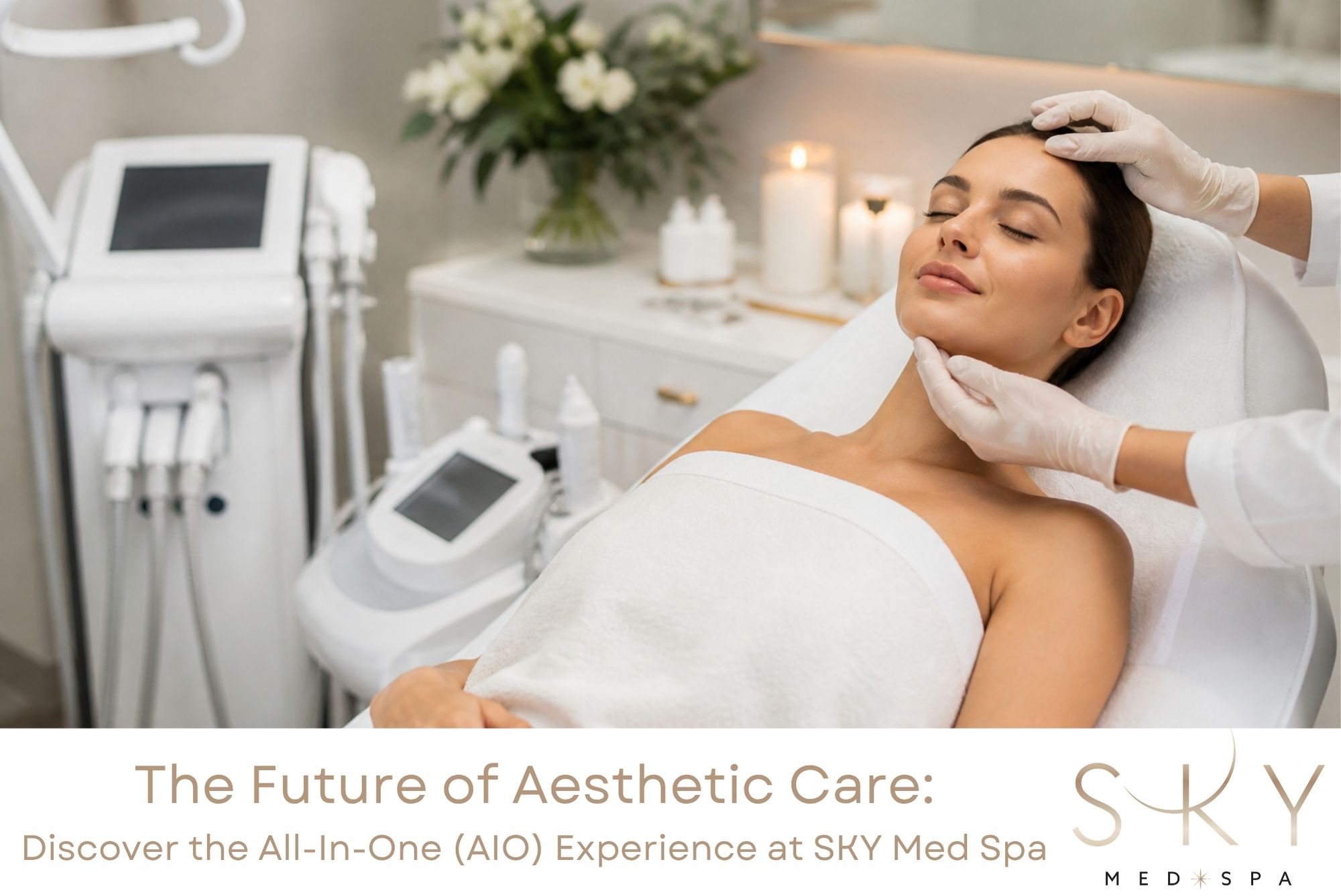 The Future of Aesthetic Care Discover the All-In-One (AIO) Experience at SKY Med Spa